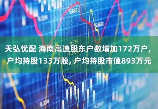 天弘忧配 海南高速股东户数增加172万户, 户均持股133万股, 户均持股市值893万元