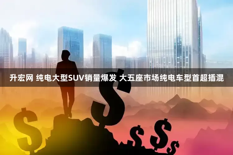 升宏网 纯电大型SUV销量爆发 大五座市场纯电车型首超插混